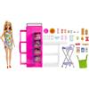 Barbie Doll and Ultimate Pantry Playset, Barbie Kitchen Add-On with 30+ Pieces,