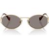 Miu Miu Occhiali da Sole MU52Y ZVN80Q Oro Pallido/Grigio Scuro Donna