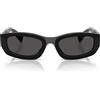 Miu Miu Occhiali da Sole MUB04S 16K08Z Nero/Grigio Scuro Donna