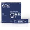 CETILAR Integratore alimentare Cetilar HYDRATE FAST, A base di sodio - magnesio e altri minerali, Max idratazione, Prima - durante - dopo l'allenamento, Supporto muscolare, 20 Stick pre-dosati