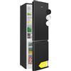 Bomann Combinazione frigo-congelatore KG 322.1, vano frigorifero 122 litri, vano congelatore 53 litri, illuminazione interna a LED, cerniera porta sostituibile, etichetta 4 stelle, nero