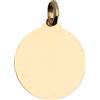 Gioielleria Lucchese Oro Ciondolo Medaglia Personalizzabile Oro Giallo GL102098