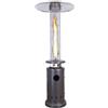 Ke Grill KE52920/G Stufa Fire Glass Fungo per Esterni Colore Grigio Gas Bombola Trasportabile Potenza 13 kW 20MQ