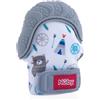 Nuby Guanto Dentizione in Silicone per Gengive, 3+ Mesi, Grigio