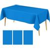 muyurra Tovaglia Usa E Getta,Tovaglie Plastica Rettangolare,Tovaglia Plastica Rettangolare,4 Pezzi 137 X 274 Cm Blu Navy,Tovaglie,Tovaglia Compleanno Bambina,Tovaglia Di Plastica,Tovaglie Usa E Getta