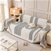 ZCXRYFL Copridivano Reversibile Lato A/B Telo Salva Divano con Penisola Copertura Divano Casa di Lusso 1/2/3/4 Posti Grande Coperta Divano in Ciniglia per AntiGraffio Gatto(180X230cm,Black)