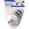 OISE ART STORE Trade Shop - Kit 4pz Ricambi Filtro Guarnizione Manico Imbuto Caffettiera Moka Misura 1/2 Tazza