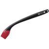FMprofessional Pennello in Silicone BBQ, Pennello da Cucina con setole in Silicone, Pennello in Silicone di Alta qualità (Colore: Nero/Rosso), quantità: 1 Pezzo