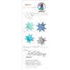 URSUS 3513 00 99-Stelle di Froebel Inverno, 130 g/m² di Carta da Disegno in Argilla, 80 Strisce Pieghevoli, Formato 1 x 50 cm, Ø 4,3 cm, 5 Colori, con Istruzioni, Multicolor, One Size