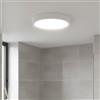 LED ATOMANT Plafoniera LED Superficie rotonda 225mm, 18W, Colore bianco freddo (6500K), 1650 Lumen, Driver integrato, Per soffitto Cucina Bagno