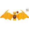 LEGO Ninjago Crystalized: Cole Golden Dragon Minifig con spada di cristallo
