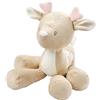 Nattou Peluche Cervo Mucca, Compagno dalla Nascita, Circa 30 cm, Poliestere, FanFan, Sabbia