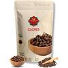 The Worldwide Mint Chiodi di garofano interi da 200 g, spezie aromatiche di alta qualità, chiodi di garofano interi per cucinare, cuocere al forno, tè Chai, curry, decapaggio, cucina indiana, dessert, miscele di spezie