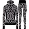 Kari Traa Saga Hood/Saga set di biancheria intima da sci, donna, nero