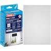 tesa INSECT STOP 2-in-1 Sun Protect and Fly Screen Premium for Windows - zanzariera con protezione solare, senza fori, antracite-metallico - 130 x 150 cm