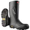 DUNLOP Protective Footwear, Purofort+ Expander Full Safety with Vibram Sole Omega, 100% Waterproof Purofort Material, Lightweight and Durable, Slip-Resistant, EC02A33.10, Size 10 US, Black