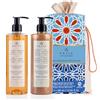 Prija Kit Duo Corpo e Capelli (Include Bagnoschiuma Vitalizzante al Ginseng e Shampoo Rinforzante all'Eruca Sativa) - 100% VEGAN - Idea Regalo