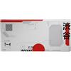 GXTrust 759 Tappetino Mouse Gaming Giappone Bianco, Mousepad XXL 900x400 mm per Scrivania, Desk Mat con Bordi Cuciti, Superficie Ottimizzata, Fondo Antiscivolo in Gomma, Japan Tokyo Anime Manga Kyoto