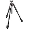 Manfrotto MT190XPRO3 Treppiede Foto, Colonna Posizionabile a 90°, 3 Sezioni in Alluminio, per fotocamere mirrorless, DSLR, coloreNero/Antracite