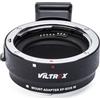 VILTROX Adattatore per fotocamera EF-EOS M con attacco M con messa a fuoco automatica, anello convertitore elettronico compatibile con obiettivi Canon serie EF/EF-S Fotocamera mirrorless Canon serie E