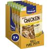 Vitakraft Pure Chicken Bonas, snack cane, manubri di pollo, snack per l'addestramento del cane, senza zuccheri aggiunti (7x 80g)