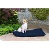 Italian Bed Linen Cuscinone CHUNKY per cani e gatti, cuscino letto imbottito, trapuntato, Cuccia in morbida Microfibra, Lavabile in Lavatrice, misura 60x100 cm - BLU SCURO