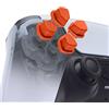 eXtremeRate Tasti D-pad Divisi per ps5/Edge Controller, Pulsanti Direzionali Dpad Indipendenti Ergonomici per ps4 Joystick JDM-040/050/055, Arancione