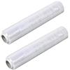 Kamberg - Set di 2 pellicole estensibili per traslochi, trasparenti, 17 µ, 270 m x 45 cm, pellicole estensibili, pellicole per pallet, confezione da 270 m
