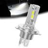 NHHEO Lampadina H4 LED Moto, HB2 9003 6500K Bianco Luminosità 300% Moto Hi/Lo Beam 24SMD 3570 Chip Plug and Play(1Pcs)