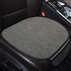 DEARBAG Cuscini Sedili Anteriori Elegante, Coprisedile Auto Traspirante in Lino, Cuscino Auto Guidatore con Cuscinetto in Silicone Antiscivolo, Cuscini per car per Maggior Parte dei Veicoli (Grigio, 50x50cm)