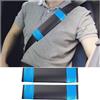 CGEAMDY 2 Pezzi Protezione per Cintura Di Sicurezza, Universale Copertura per Cintura Di Sicurezza, Cintura Di Sicurezza Copertura Auto Morbidissimo, Auto Copri Cinture Lavabile(Nero Blu)