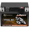 MOUDENSKAY Batteria al litio per moto, 12 V, Powersports con BMS (YTX4L-BS, 12,8 V, 2 Ah, 200 A), LiFePO4, batteria di avviamento adatta per motocicli, ATV, UTV, molto altro ancora
