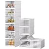 K2 STORE - Scarpiera Salvaspazio Slim Pieghevole 6 Ripiani Organizer Portascarpe Compatto Facile da Montare, Armadio Portatile per Scarpe, Ciabatte, Sneaker e Accessori