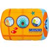 Curaprox Kids Travel Set - Spazzolino da denti, dentifricio e scovolini interdentali | Filamenti Curen® ultra morbidi | Set da viaggio compatto per bambini (arancione)