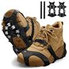 Bellanova 11 Denti Ramponi per Scarponi, Leggero Ice Tacchetti, Outdoor Ramponcini da Neve, per Scarpe da Trekking e Stivali, 35-48 EU, con Cinghie di Fissaggio, Camminata Sicura (M)