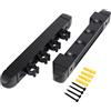 PRATYAHARA Rack per stecca da biliardo in legno duro con 4 fori, alla parete, 6 clip, supporto biliardo, accessorio