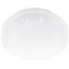 Eglo Pogliola - Lampada da soffitto a LED, con effetto cristallo e interruttore DIP, cucina, in metallo plastica bianchi, bianco caldo, neutro, freddo, diametro di 26 cm