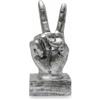 Nice purchase Bellissima Scultura a Mano per Le Dita, Decorazione Creativa per la casa e Il Soggiorno Victory Gesture in Silver
