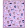 sarcia.eu DISNEY Angel Stitch Copriletto, MORBIDA coperta in PILE SHERPA 120x150 cm (Stitch Violet)