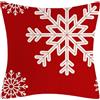 BNOYONERAS Natale Federe per Cuscini, Federa per Decorazioni Natalizie, Copricuscino Divano Natale, Federe Cuscini per Divano Decorativi in Lino, per Casa, Divano, Soggiorno, 45 x 45 cm (Color 1)