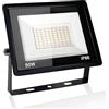 Eleganted Faretto LED da 50 W, per esterni, luce bianca calda, 3000 K, IP66, impermeabile, per giardino, garage, cortile