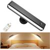 GOVSSING Applique Senza Fili da Muro, 6000mAh Batteria Applique Ricaricabile da Parete, Lampada da Parete Senza Fil Telecomando e Pannello Touch, Luci per Quadri LED 3 Colori e Luminosità Dimmer, Rota di 360°