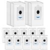 COWINORY (12 Pezzi) T30S Pro Sacchetti Di Ricambio Per ECOVACS DEEBOT T30S/ T30S Pro/ T30S AI/ T30S Care/ DEX86/ X5 Omni/ X5 Pro Omni/ X2/ X2 Omni, Sacchetti Monouso, Sacchetti Per Aspirapolvere