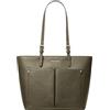 Michael Kors Jet Set Medium Pocket Tote Bag Olive