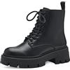 Tamaris Donna Stiefelette Vegan, Black Uni, 41 EU