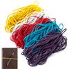 Keboyoe 200 Pezzi Grandi Elastici 180x3 mm Colorati Elastico Ufficio Grande Diametro Elastici Gomma Rosso Bianco Blu Giallo Viola per Scuola Ufficio e Domestica Organizzazione dei File