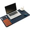ARNTY Tappetino Scrivania, Sottomano Scrivania Copri Scrivania pelle,Doppia Facciata Desk Pad,Impermeabile Tappetino per Scrivania PC per Ufficio e Casa (Nero&Rosso, 60 * 35cm)