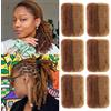 XIIMENALU Capelli Afro Ricci Sintetici per Trecce Bulk per Mini Twist Afro Ricci Sintetici Bulk Capelli Cuban Twist Hair Soft Locs Micro Spring Twist per Capelli Rasta Riparazione Trecce (P30/27#, 20