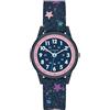 Cander Berlin MNA 4030 Q Orologio da polso per bambini, orologio da polso per ragazze, 3 ATM, impermeabile, orologio di apprendimento analogico con glitter e stelle per bambini di ricambio