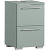 Schildmeyer Carlos - Mobile base lavabo, materiale a base di legno, verde pistacchio, 40 cm